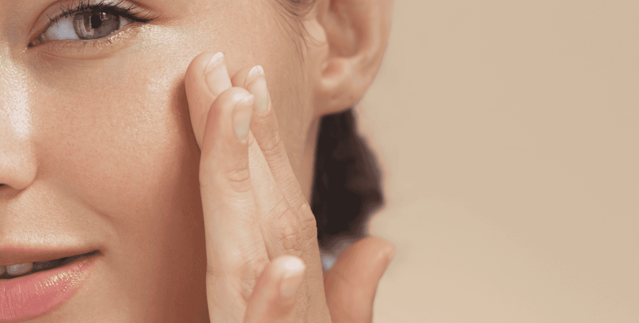 Clear skin skincare face massage skincare routine.